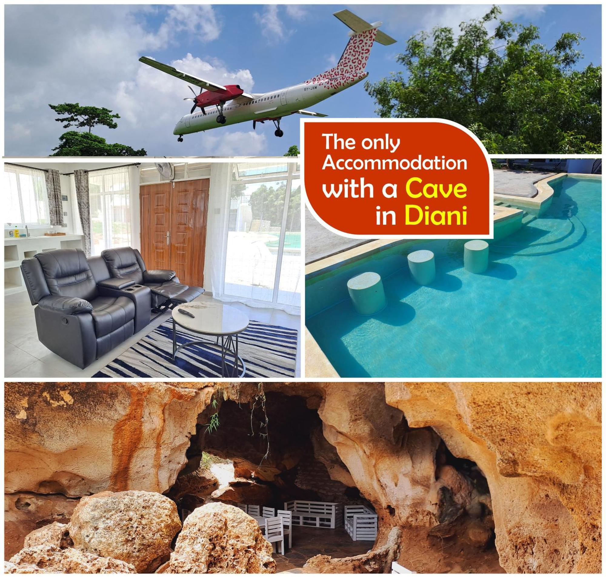 Cave Diani Holiday Apartments Diani Beach Exterior photo